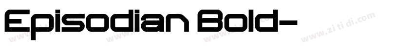 Episodian Bold字体转换 Episodian Bold字体转换